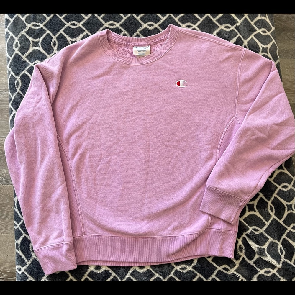 Pink Champion Sweatshirt Medium